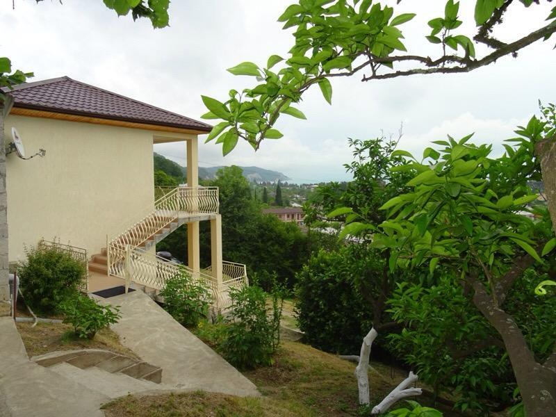 Guest House Panorama Pitsunda Exterior foto